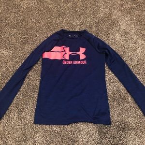 Girls under armour long sleeve shirt